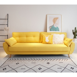 Ghế Sofa vải nỉ màu vàng