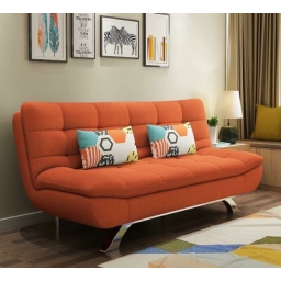 Ghế Sofa vải nỉ màu cam