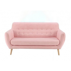 Ghế Sofa vải nỉ màu hồng