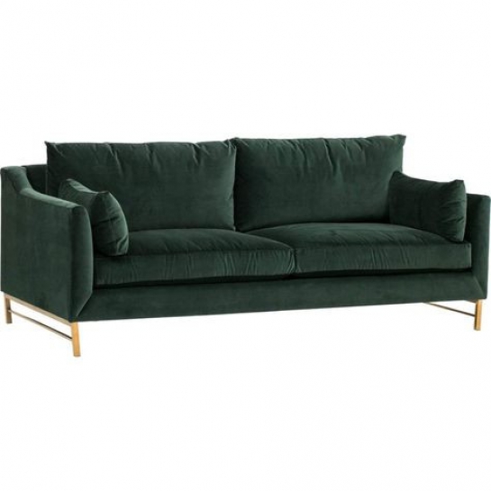 Ghế Sofa bọc nỉ nhung màu đen