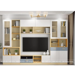 Kệ tivi kết hợp tủ rượu hiện đại gỗ MDF TVCB-04
