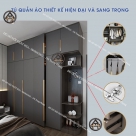 Tủ quần áo gỗ MDF cho gia đình HTA