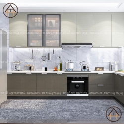 Tủ bếp hiện đại bền đẹp HTA 