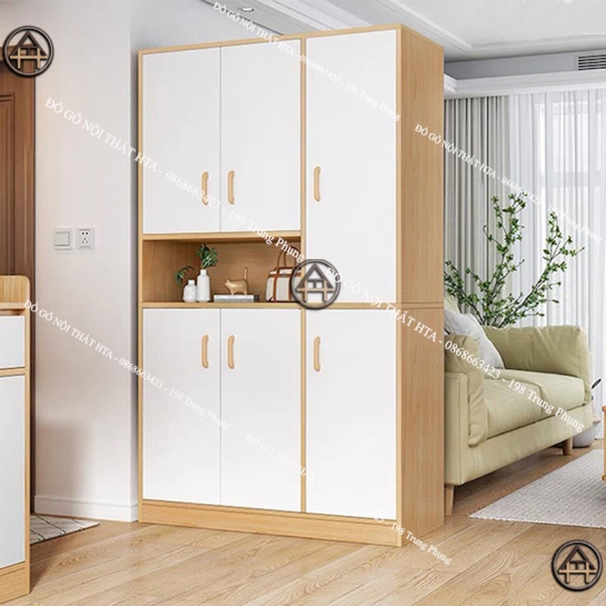 Tủ giày thông minh có hộc trang trí HTA