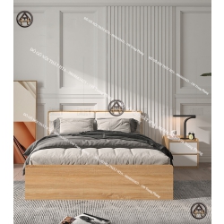 Giường gỗ MDF có ngăn kéo HTA thời thượng