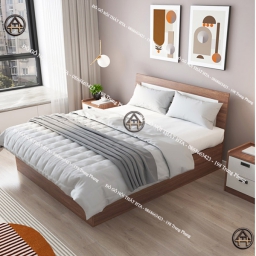 Giường ngủ gỗ cao cấp HTA thiết kế tinh tế