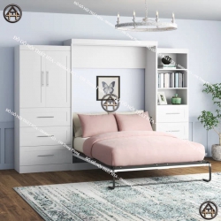 Giường thông minh có tủ lưu trữ hiện đại HTA