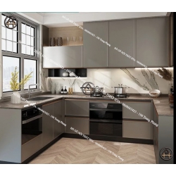 Tủ bếp nhựa mini hiện đại, độc đáo, đa năng