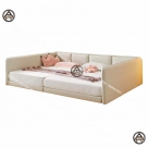Giường phản da PU thông minh Đồ gỗ nội thất HTA