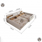 Giường kiểu tatami đẹp cho mẹ và bé Đồ gỗ nội thất HTA