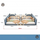 Giường kiểu tatami cho bé Đồ gỗ nội thất HTA