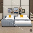 Giường nệm cho gia đình đẹp cỡ Queen Đồ gỗ nội thất HTA