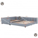 Giường nệm cho gia đình đẹp cỡ Queen Đồ gỗ nội thất HTA