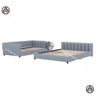 Giường nệm cho gia đình đẹp cỡ Queen Đồ gỗ nội thất HTA