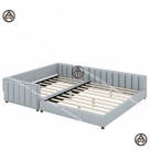 Giường nệm gia đình cho mẹ và bé cỡ lớn Đồ gỗ nội thất HTA