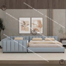 Giường nệm gia đình cho mẹ và bé cỡ lớn Đồ gỗ nội thất HTA