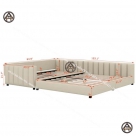 Giường kiểu tatami đẹp, rộng rãi Đồ gỗ nội thất HTA