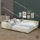 Giường phản ghép nối cho trẻ Đồ gỗ nội thất HTA