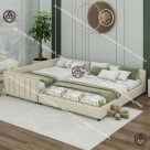 Giường phản ghép nối cho trẻ Đồ gỗ nội thất HTA
