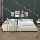 Giường phản ghép nối cho trẻ Đồ gỗ nội thất HTA