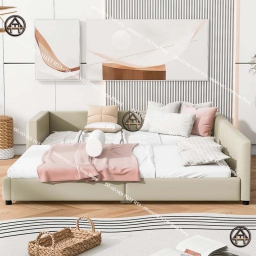 Giường phản bọc nệm cao cấp Đồ gỗ nội thất HTA