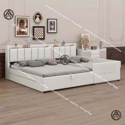 Giường phản thông minh có kệ Đồ gỗ nội thất HTA
