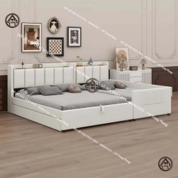 Giường phản thông minh có kệ Đồ gỗ nội thất HTA