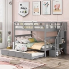 Giường ba tầng cho bé Đồ Gỗ Nội Thất HTA