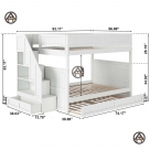 Giường 3 tầng đa năng Đồ Gỗ Nội Thất HTA
