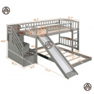 Giường 2 tầng có cầu trượt Đồ Gỗ Nội Thất HTA