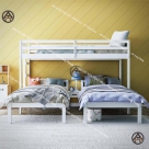 Giường tầng 3 giường cho bé trai bé gái Đồ Gỗ Nội Thất HTA