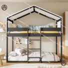 Giường tầng đẹp hình mái nhà cho bé Đồ Gỗ Nội Thất HTA