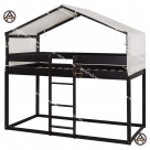 Giường tầng đẹp hình mái nhà cho bé Đồ Gỗ Nội Thất HTA