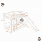 Giường tầng có cầu trượt đẹp Đồ Gỗ Nội Thất HTA