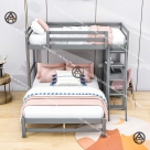 Giường tầng đẹp có bàn học Đồ Gỗ Nội Thất HTA