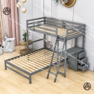 Giường tầng đẹp có bàn học Đồ Gỗ Nội Thất HTA
