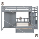 Giường 2 tầng có tủ quần áo Đồ Gỗ Nội Thất HTA