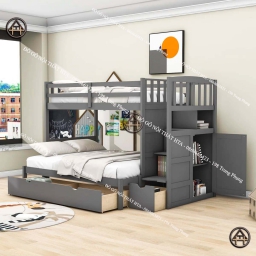 Giường tầng thông minh cho bé Đồ Gỗ Nội Thất HTA