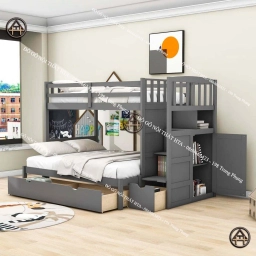 Giường tầng thông minh cho bé Đồ Gỗ Nội Thất HTA