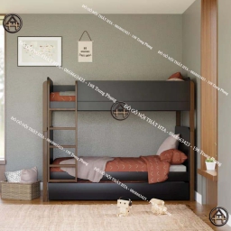 Giường tầng cho bé đẹp Đồ Gỗ Nội Thất HTA