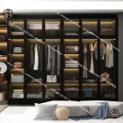 Tủ quần áo cửa kính giá rẻ cho phòng ngủ nhỏ