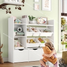 Tủ sách nhỏ nhiều ngăn cho phòng ngủ trẻ em, phòng khách