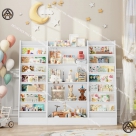 Tủ sách trẻ em 5 tầng hiện đại tiết kiệm diện tích cho phòng ngủ nhỏ