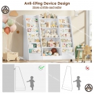 Tủ sách trẻ em 5 tầng hiện đại tiết kiệm diện tích cho phòng ngủ nhỏ