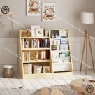 Kệ sách 4 tầng đẹp bằng gỗ cho trẻ