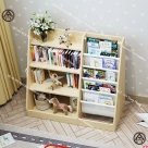 Kệ sách 4 tầng đẹp bằng gỗ cho trẻ