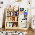 Kệ sách 4 tầng đẹp bằng gỗ cho trẻ