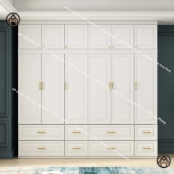 Tủ quần áo cỡ lớn cho gia đình, không gian phòng ngủ lớn