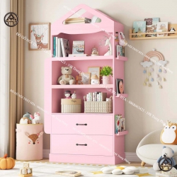 Tủ sách đẹp cho bé hình ngôi nhà ngộ nghĩnh