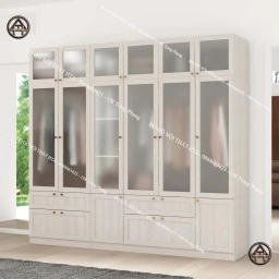 Tủ quần áo cửa kính mờ đẹp nâng cấp phòng ngủ sang trọng